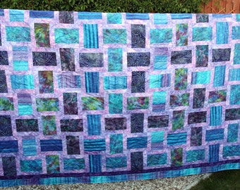 Batik Patchwork Quilt, Made To Order By PingWynny