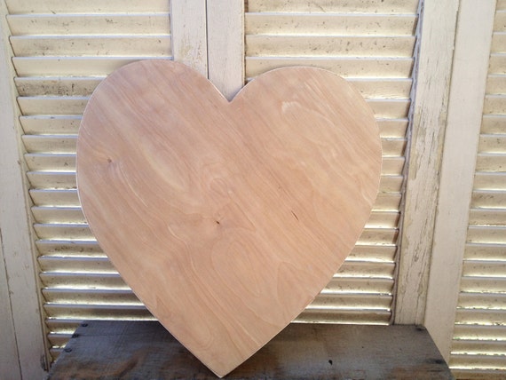 Unfinished Wooden Heart Pattern no. 14 Unpainted by 