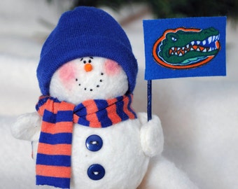 Florida Gators Snowman Ornament