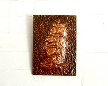 Copper Ship Wall Art main image 1