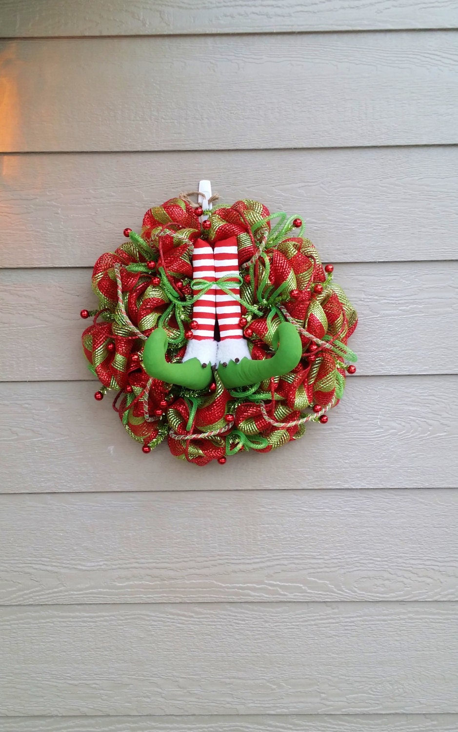 Christmas Wreath - Elf Wreath - Customize Your Colors