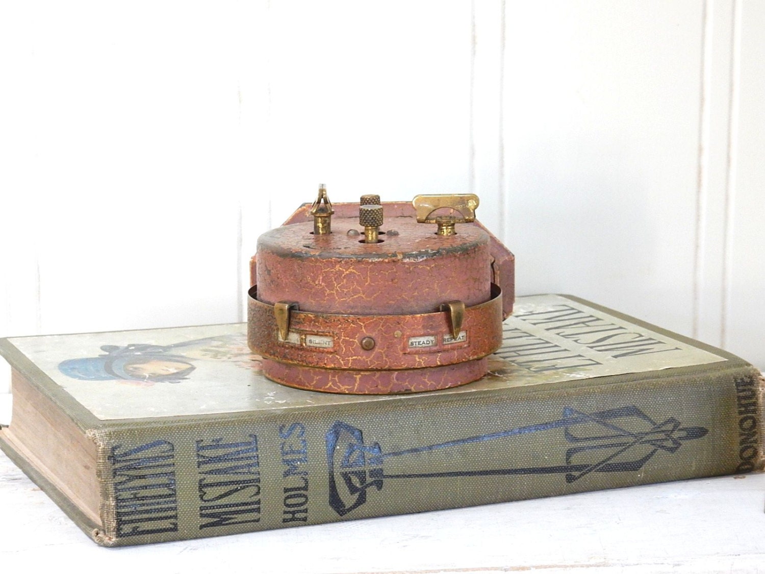 VINTAGE WESTCLOX CLOCK Pink Baby Ben De Luxe Alarm Wind