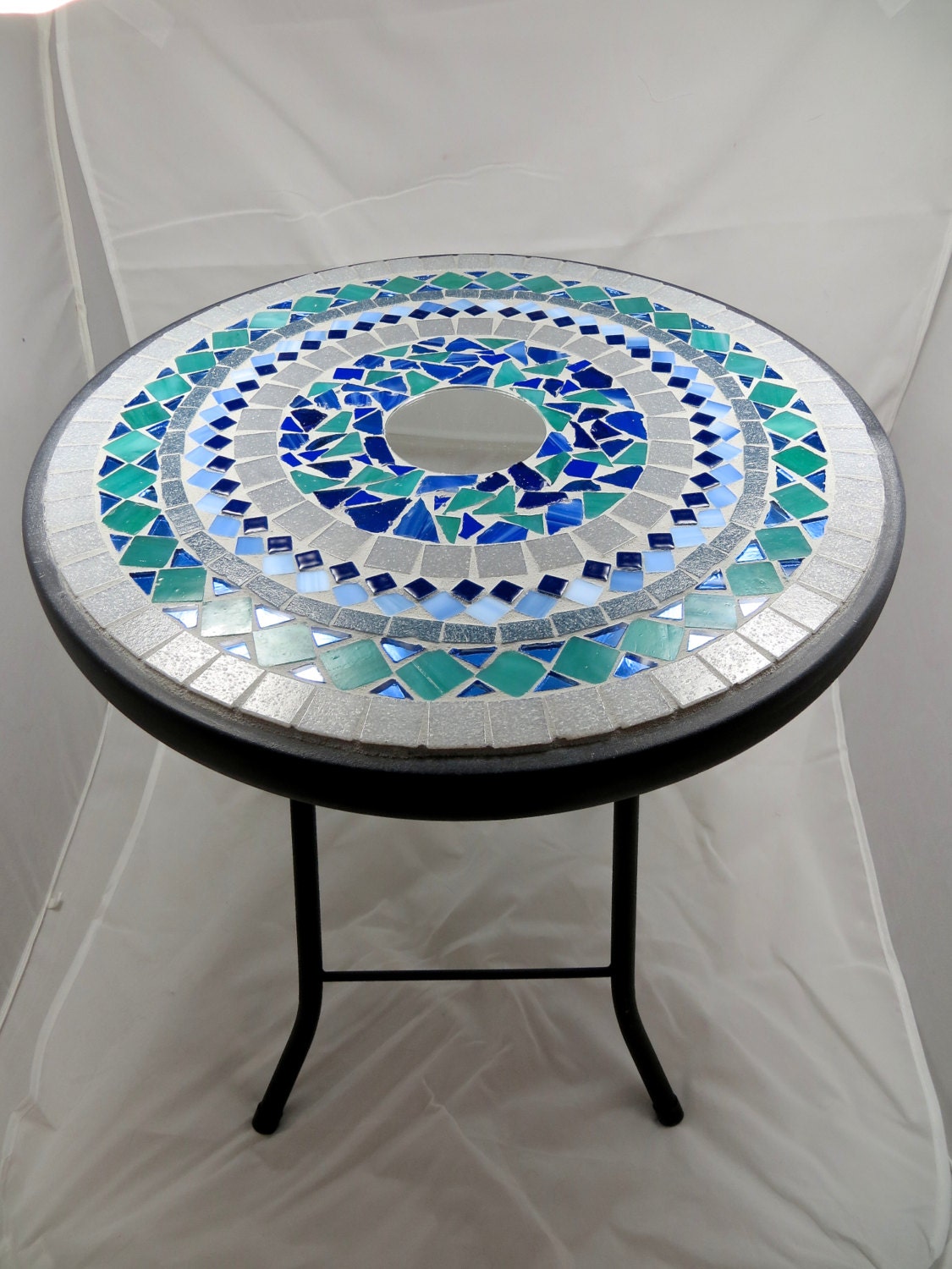 Round Mosaic Outdoor Coffee Table : Moroccan Round Mosaic Outdoor Tile ...