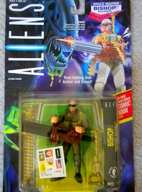 Aliens Space Marine Bishop Android Kenner 1992 by oldandnew8