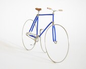Royal Blue Fixed Gear Wire Bike