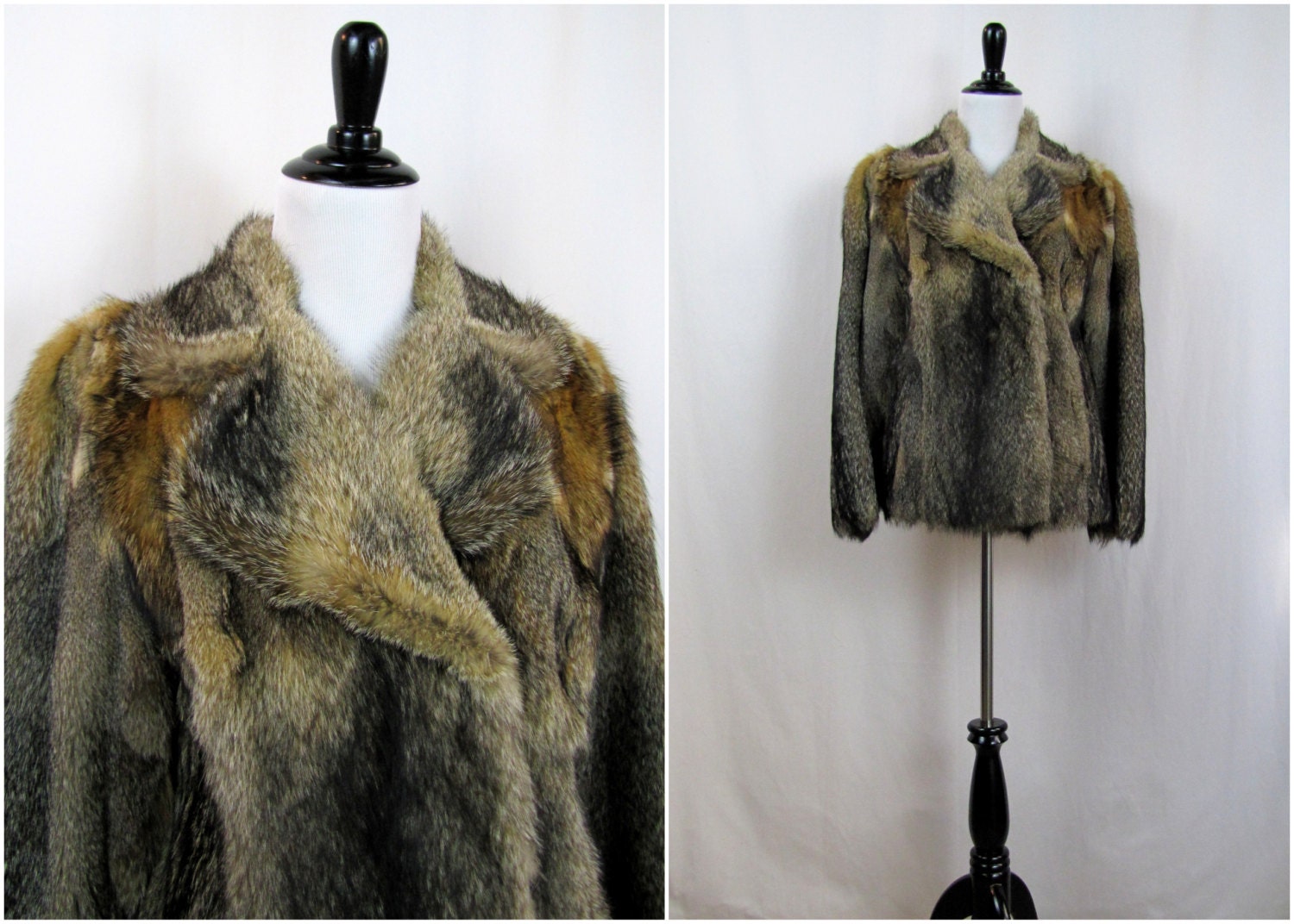 Vintage Coat | 1970s | Genuine Fox Fur Half Coat | Small – Haute Juice