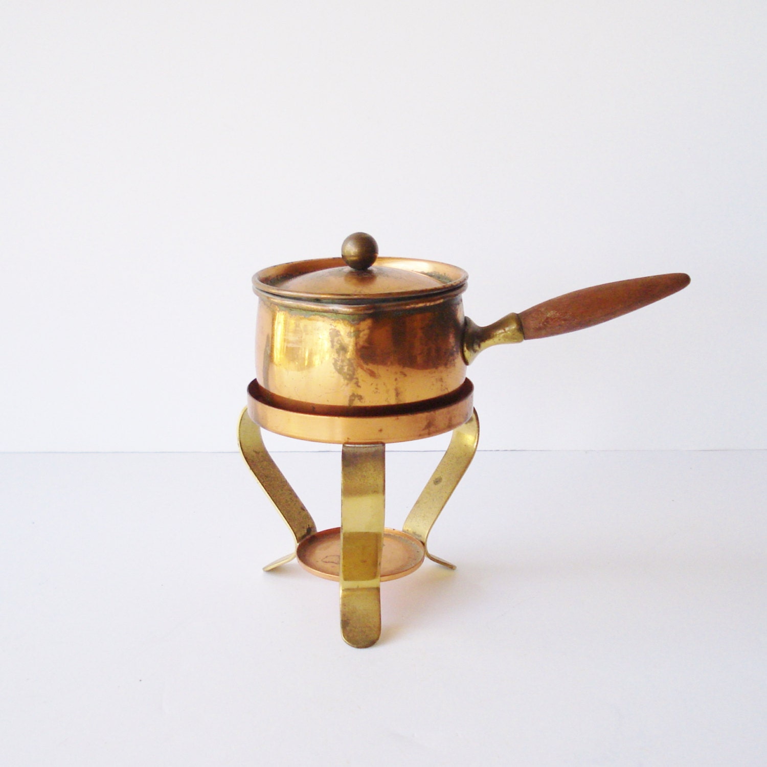 Vintage Copper Butter Warmer Mid Century by AlegriaCollection