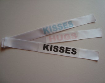 Popular items for kisses ribbon on Etsy