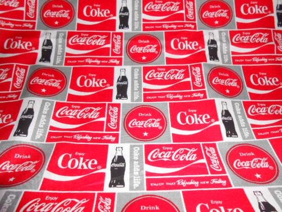 Coca+Cola+Fabric+By+The+Yard Messenger Bags Pouches & Coin Purses Totes Wallets & Money Clips