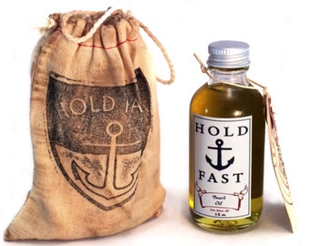 Hold Fast Beard Oil 2oz. Handcrafted in the USA for the Bearded Gentlemen of the World
