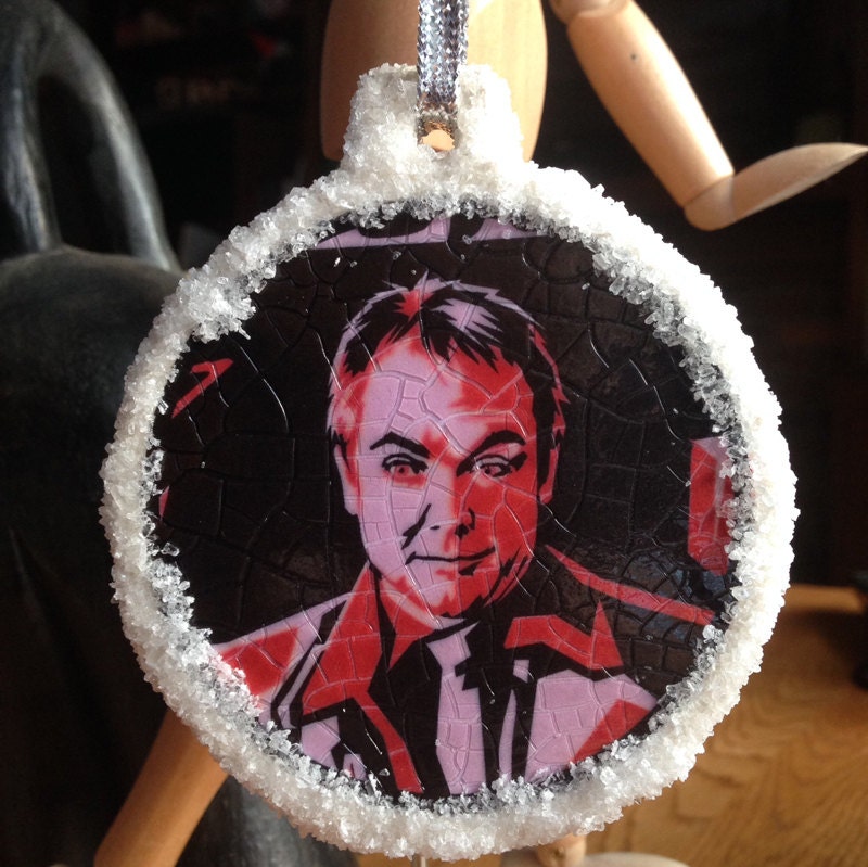 Crowley Supernatural Ceramic Ornament