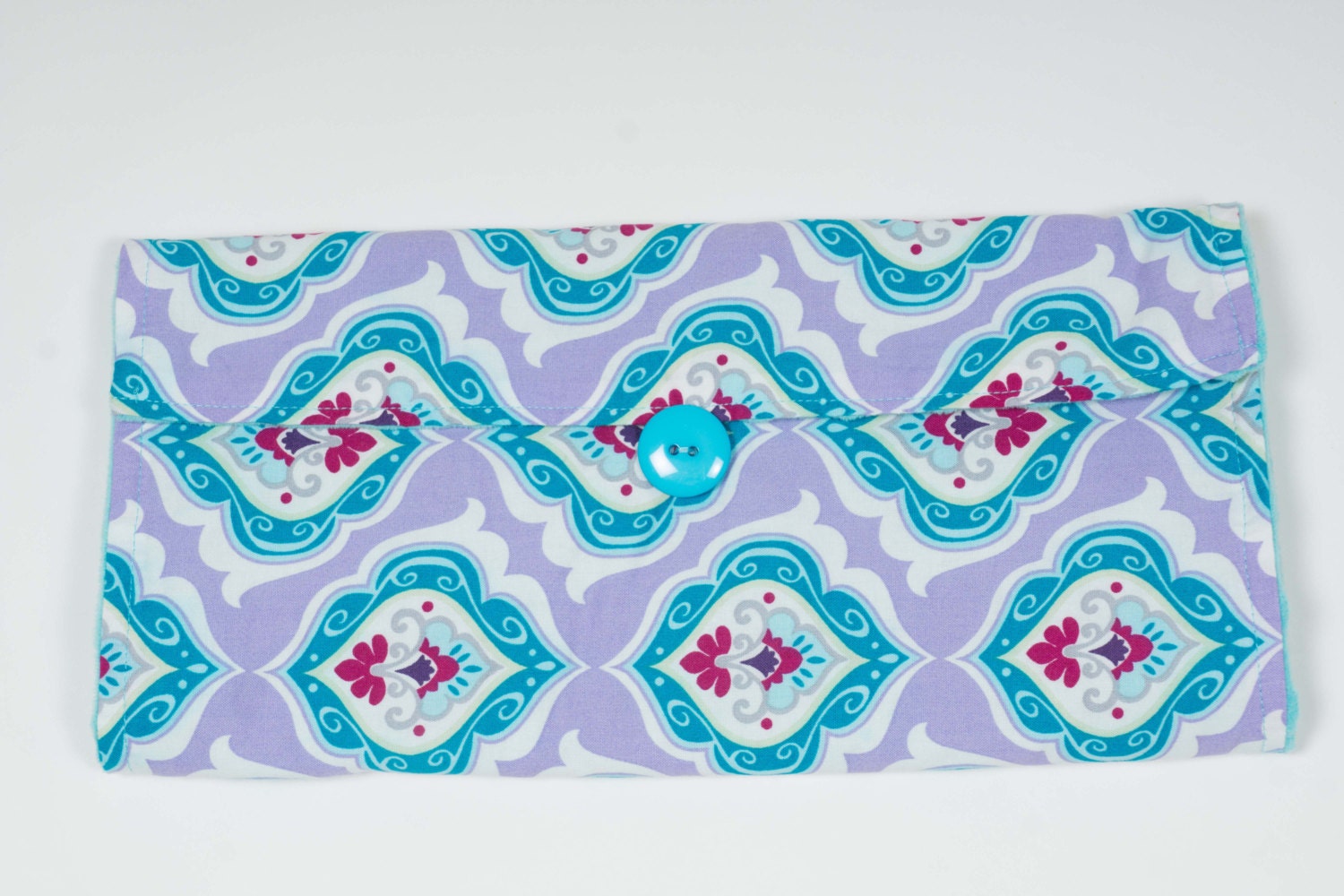Floral Damask Diaper Clutch and Changing Pad