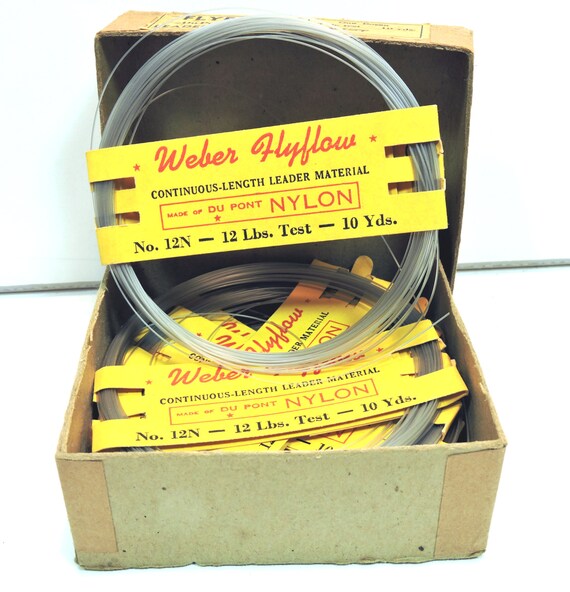 Vintage Fly Fishing Leader Material Master Box with by