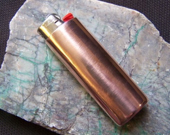 Handmade Copper Bic Lighter Case