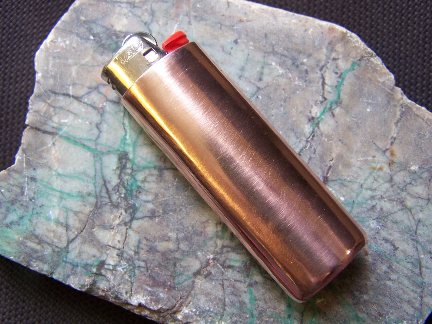 Copper Bic Lighter Case
