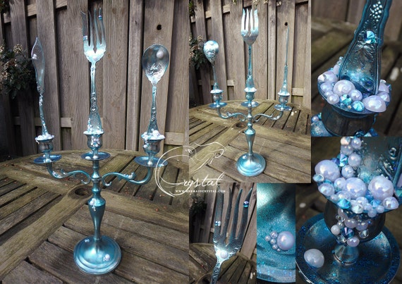 Items similar to Custom made Little Mermaid Candelabra on Etsy