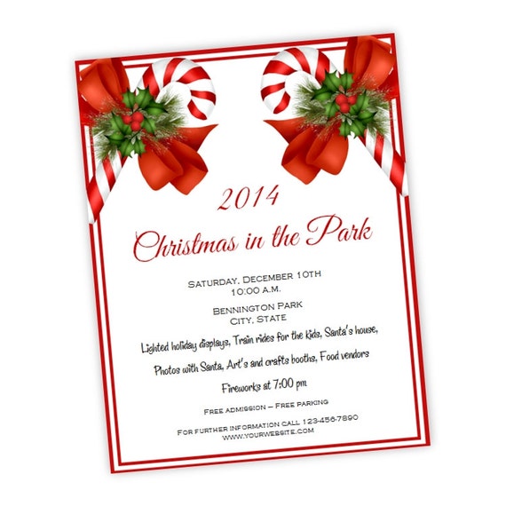 Christmas Invitations Flyer 7