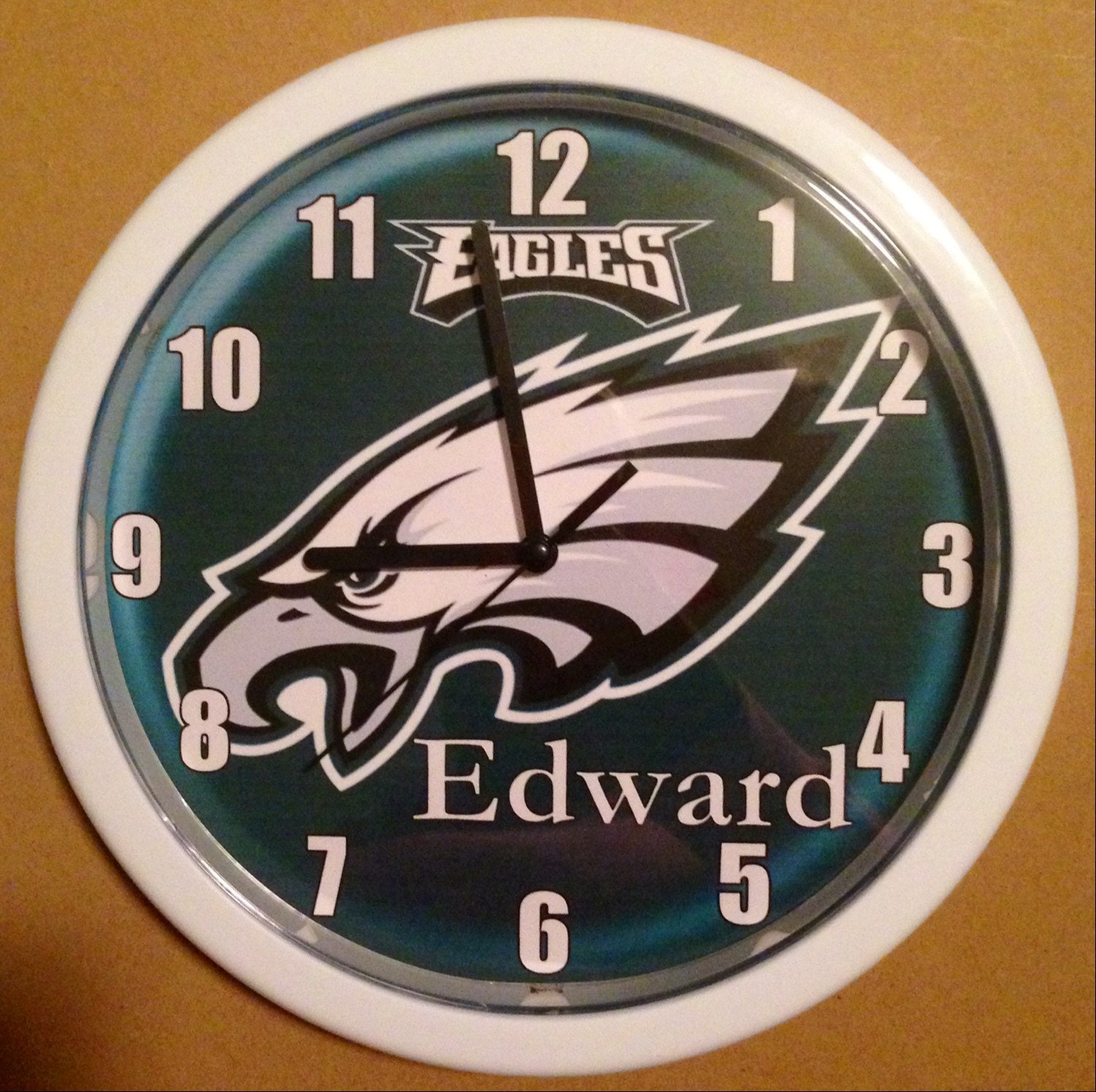 Personalized Philadelphia Eagles Wall Clock