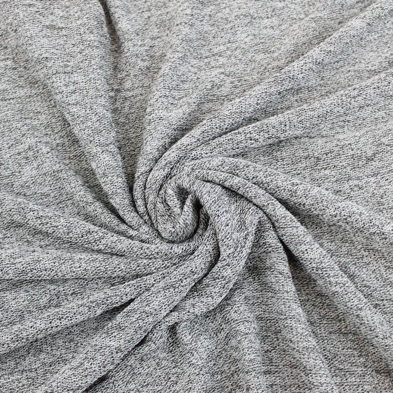 Gray Tone Stretchy Sweater Knit Fabric 1 Yard by StylishFabric