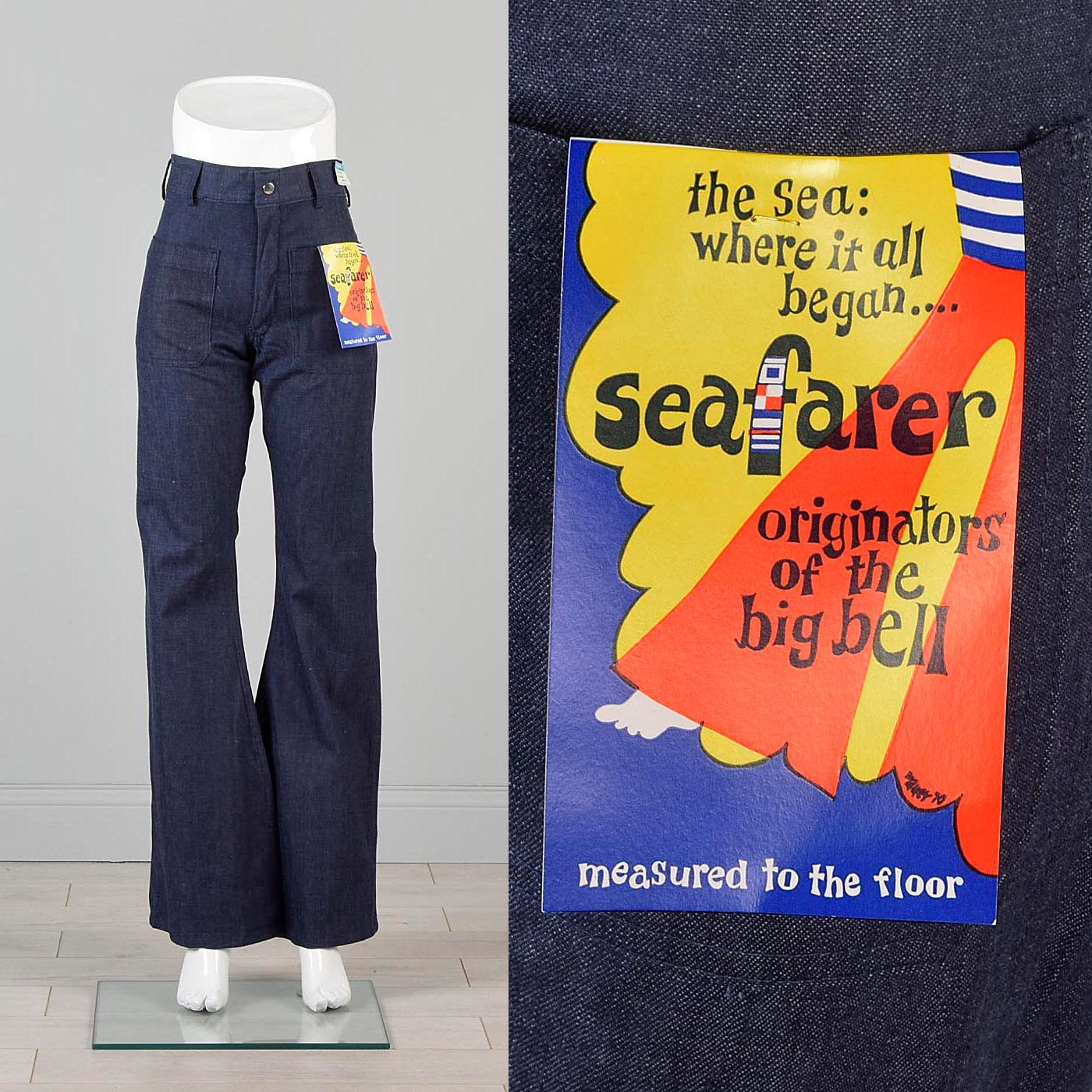 seafarer bell bottom jeans