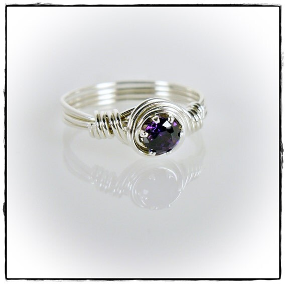 Little girl's ring birthstone ring baby's ring