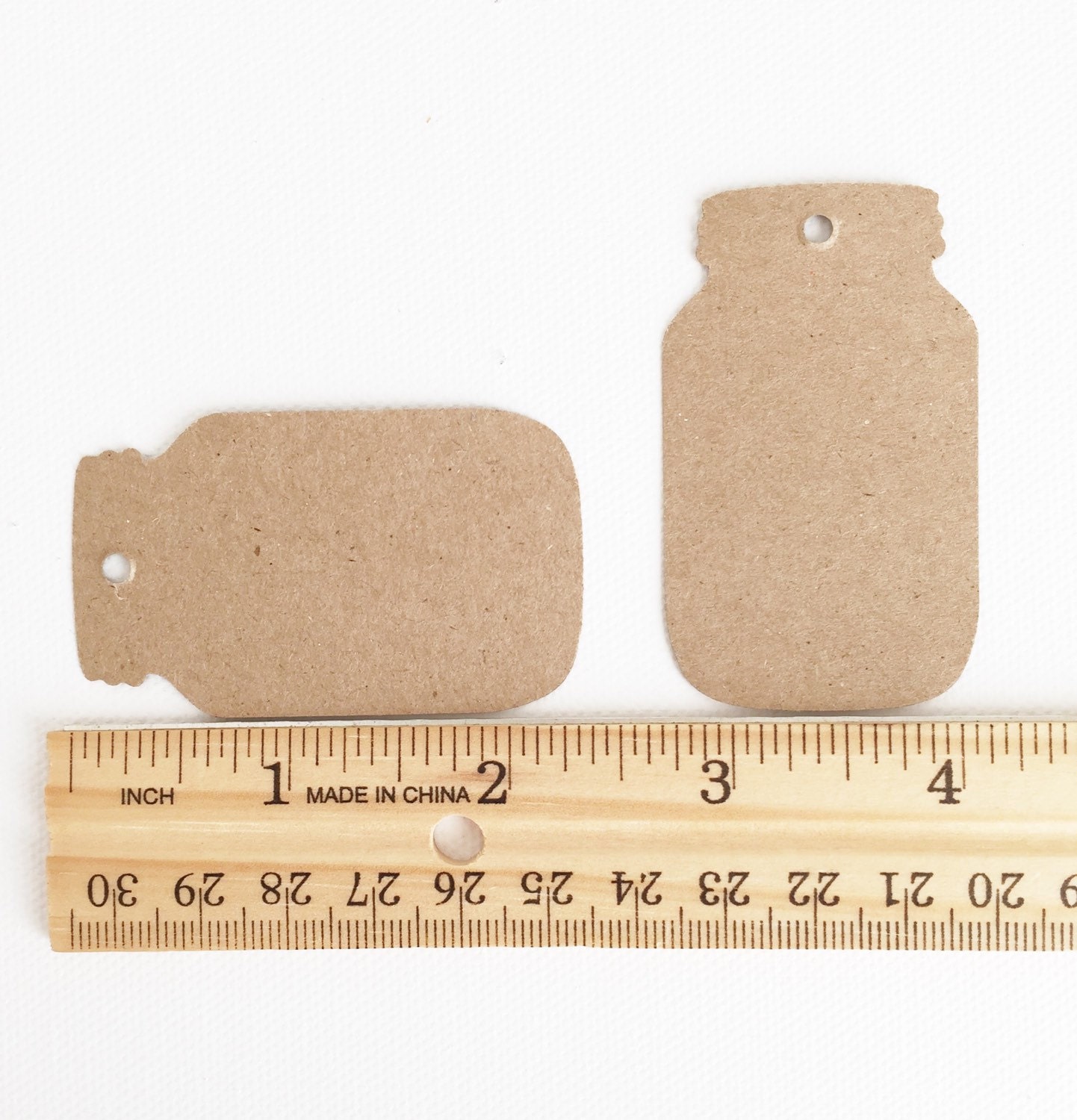 Mason Jar Favor Tags. Custom Rustic Wedding Mason Jar Tags.