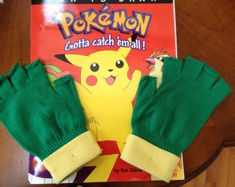 POKEMON GO -Trainer gloves - ASH Ketchum Costume - Teen/ Adult size - Cosplay