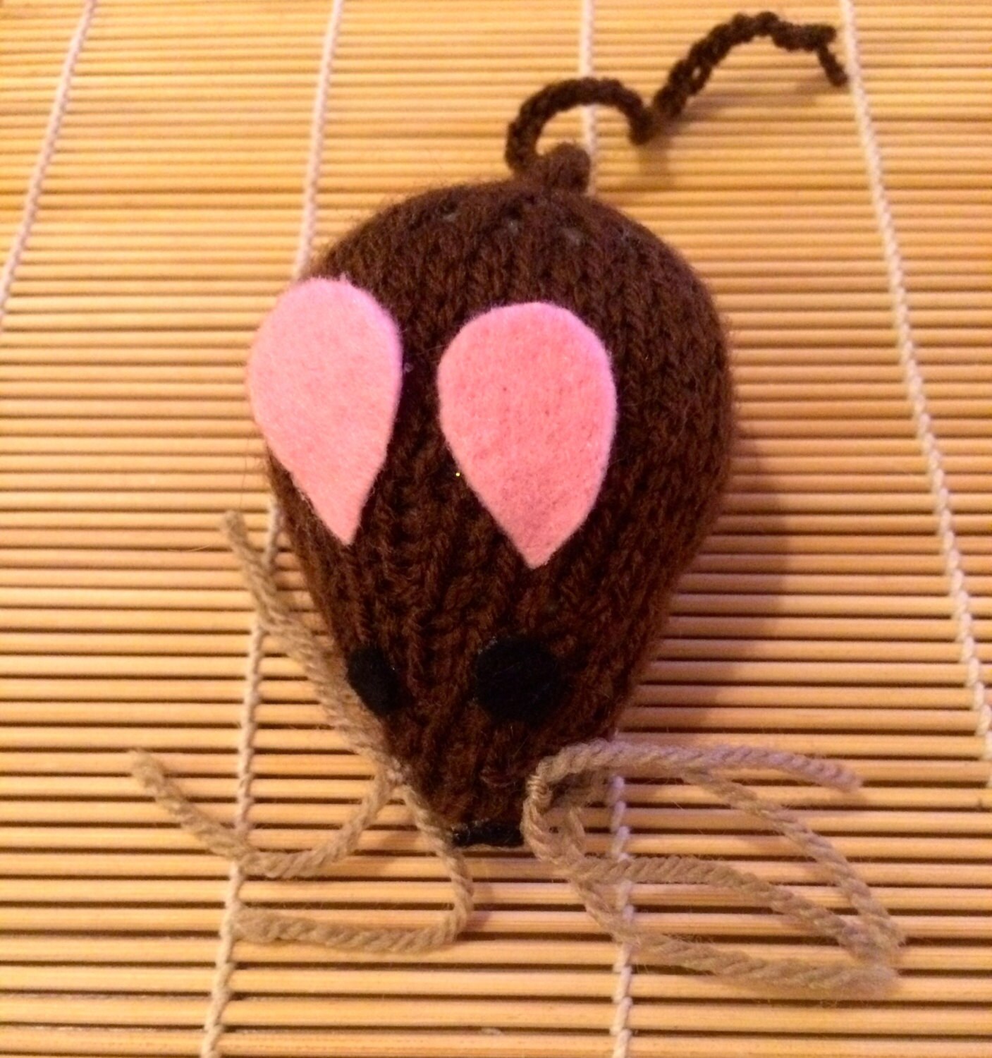 knitted catnip toys