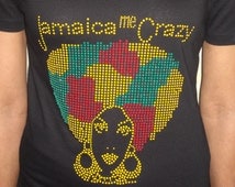 jamaica me crazy t shirt