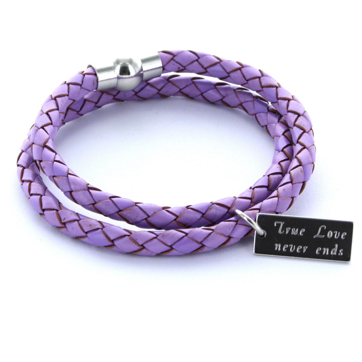 Leather bracelet with closure and stainless by AREA17