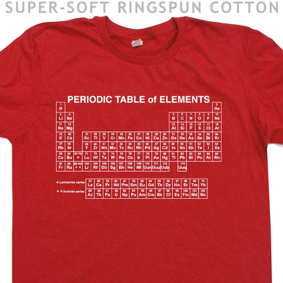 bazinga shirt periodic table