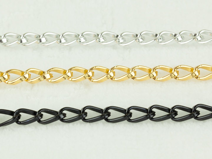10ft Aluminum Twisted Flat Wire Chain Aluminum Cable Chain