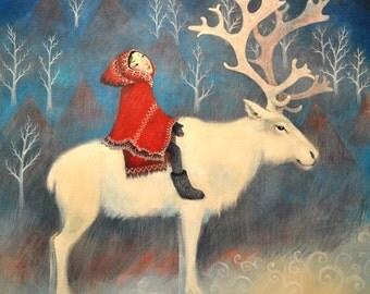 Pack of six greetings cards, lovely for Winter Solstice, ideal Christmas cards.