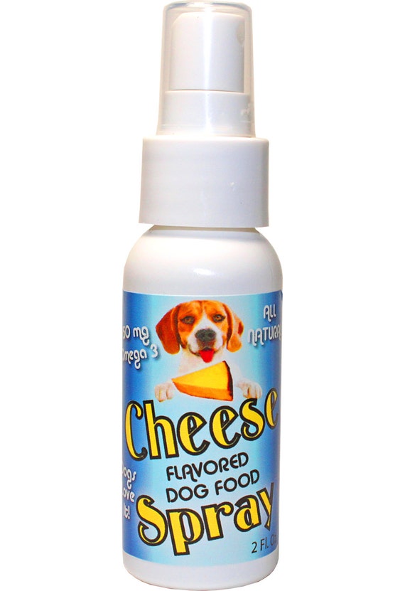 Cheese Flavor Dog Food Topper by FlavoredSprays on Etsy