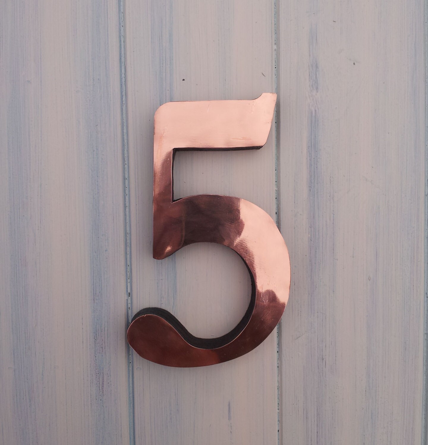 Large Copper house numbers 3D 9/12/15 high