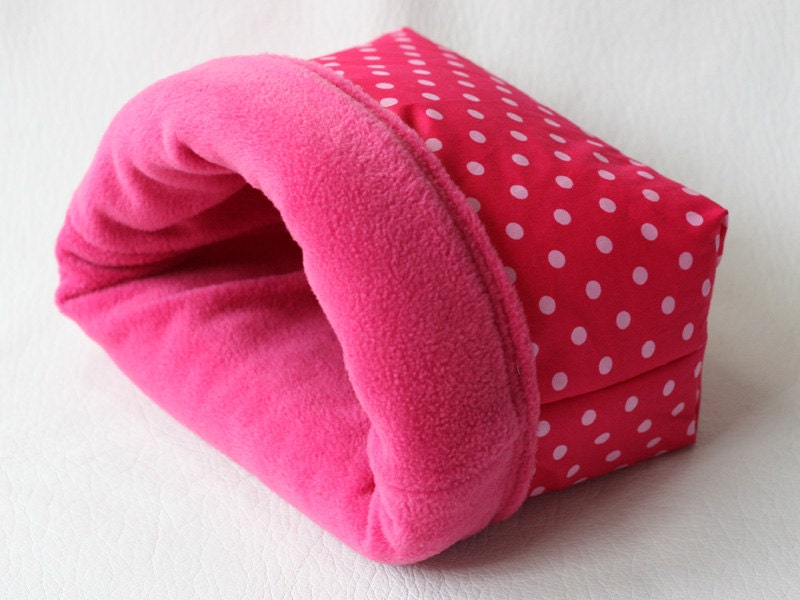 XXL cuddle sack / sleeping bag pink with light pink
