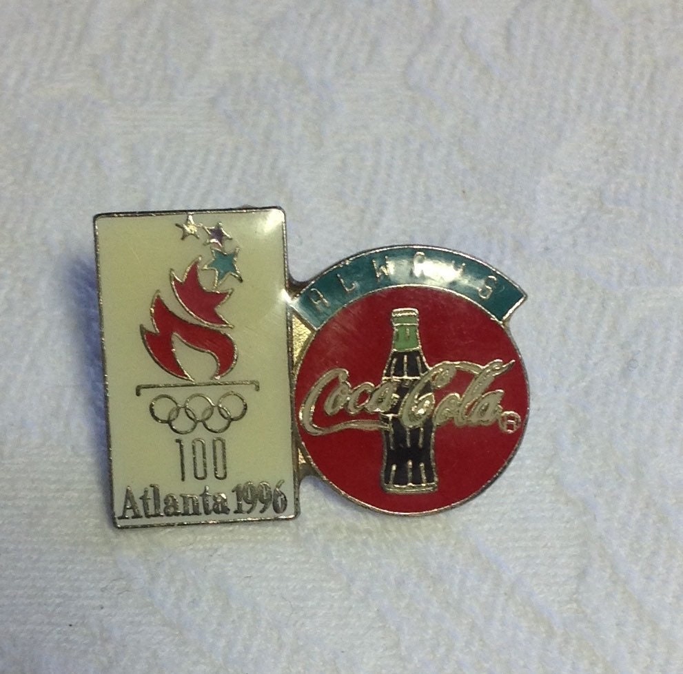 Coca-Cola Pin 1996 Olympics Atlanta Vintage Pin by MarveltyVintage