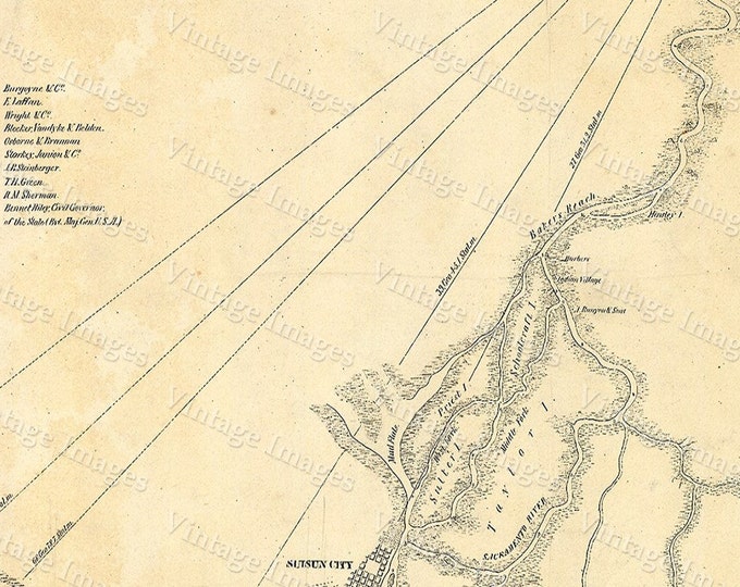 1850 Old California Map of San Francisco Bay Nautical Chart Wall Map Restoration Hardware style map coastal map Large Map