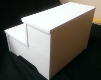 Two Step Stool with Back