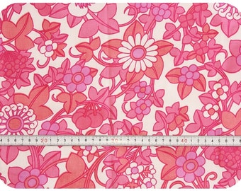 Floral retro vintage fabric