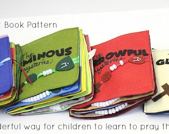 Rosary Quiet Book Pattern//Catholic Children's Craft