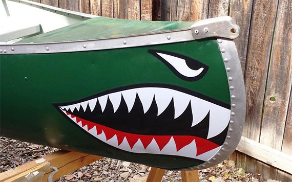 Flying Tigers Vinyl Decal Sticker Shark Teeth Hobby WW2