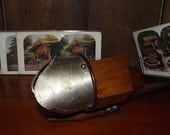 Antique Stereo-Viewer and Cards