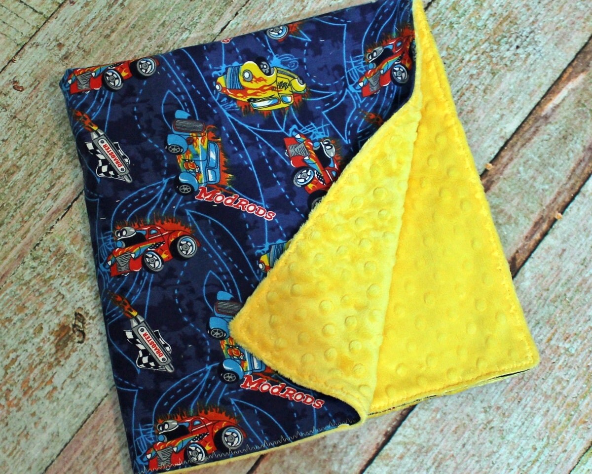 Baby Boy Security Blanket Minky Security by inneedlesandstitches