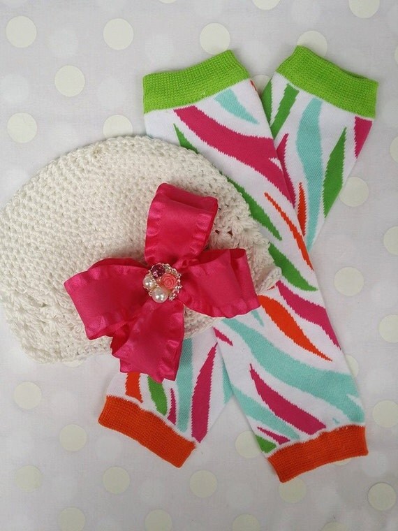 Items similar to Zebra Leg Warmers/Infant Leg Warmers/Baby Leg Warmers
