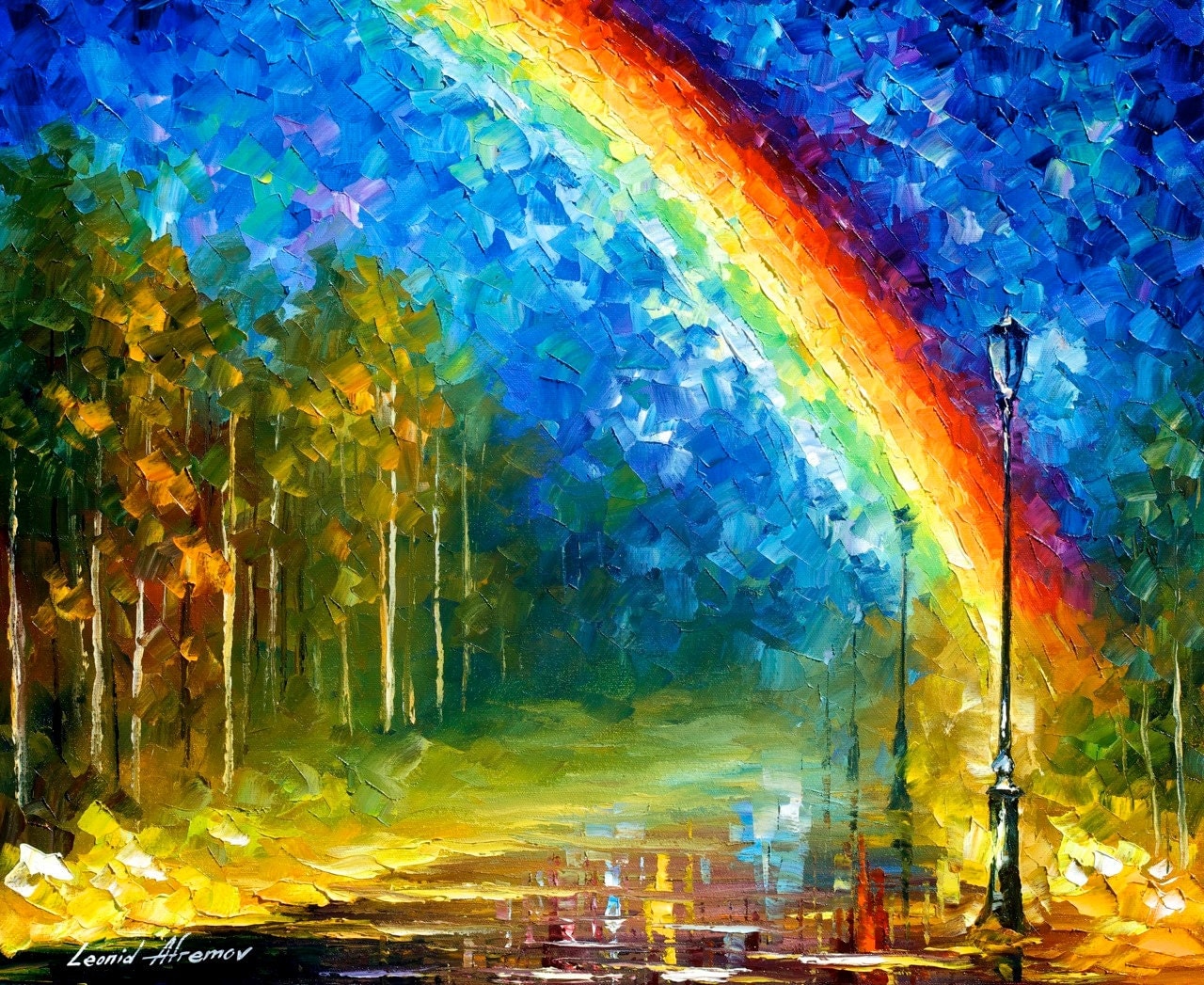 Personalizing Your Rainbow Wall Art Painting