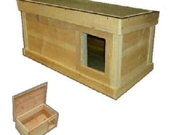 Ark Workshop Medium Outdoor Cat House wood shelter home ferals strays pets - RS SQ