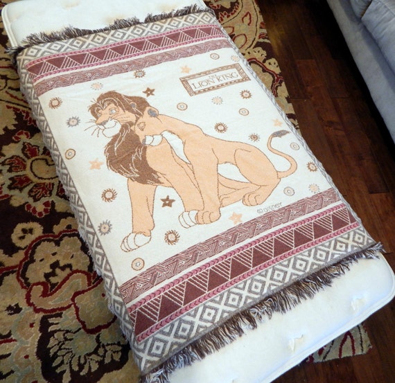 Lion King Tapestry Throw Blanket Disney by TheJunkinSailor on Etsy