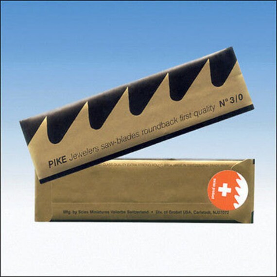 New Jewelry Saw BladesvPIKE 3/0 144 Piece Swiss Made by Waymil