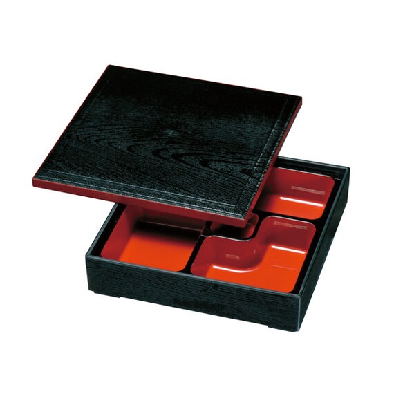 Japanese Bento Lunch Box Lacquer Box by JAPANTIQUE on Etsy